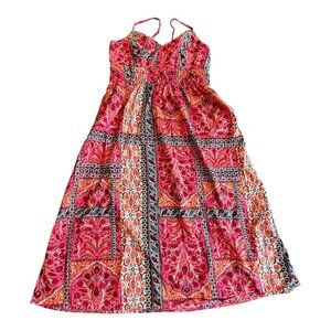 Old Navy A-Line V-Neck Poplin Sundress - Size Medium, like new condition